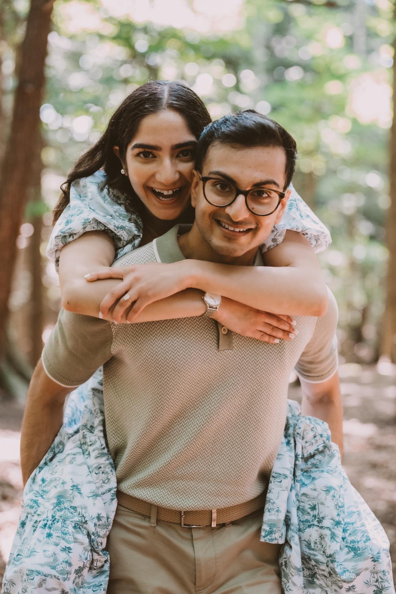 Forest Hill Trail in Rouge River Engagement Shoot